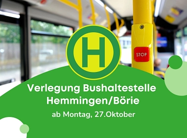 Bushaltestelle Bushaltestelle © Stadt Hemmingen